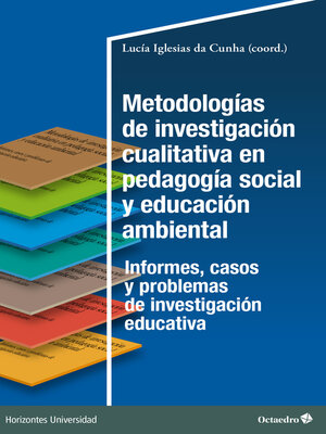 cover image of Metodologías de investigación cualitativa en pedagogía social